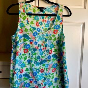 Sleeveless Floral Top
